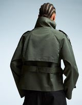 Stylish Short Trench Jacket