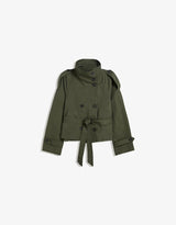 Stylish Short Trench Jacket