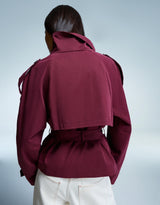 Stylish Short Trench Jacket