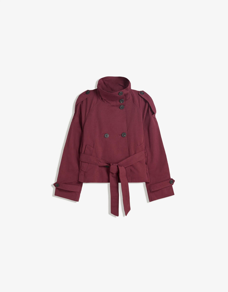 Stylish Short Trench Jacket
