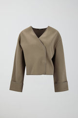 Jacket with Scalloped Edges