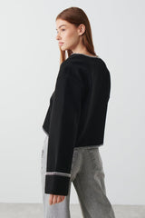 Jacket with Scalloped Edges