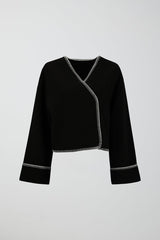 Jacket with Scalloped Edges