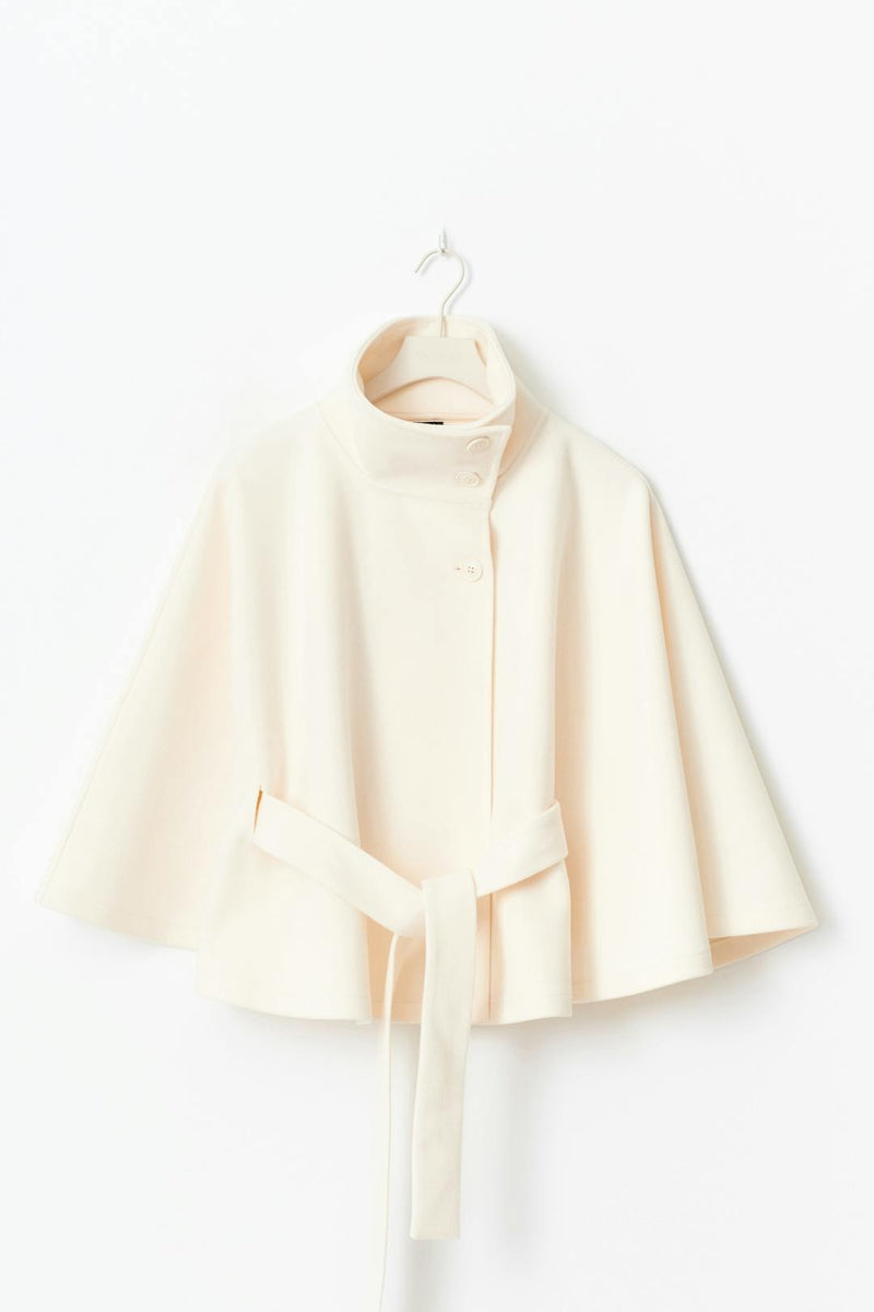Wickel-Cape-Jacke mit Gürtel