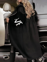 Extended Length Hooded Jacket