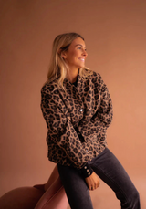 LEONA™ | Stylish Leopard Print Jacket