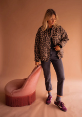 LEONA™ | Stylish Leopard Print Jacket