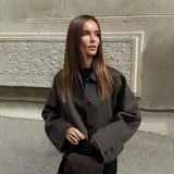 Chic Oversized Wool Coat