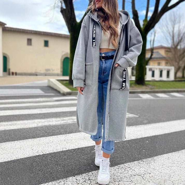 Women's Long Hooded Coat