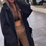 Women's Long Hooded Coat
