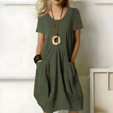 Anouk™ | Stylish Cotton Dress with Belly Coverage