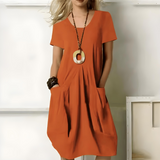 Anouk™ | Stylish Cotton Dress with Belly Coverage